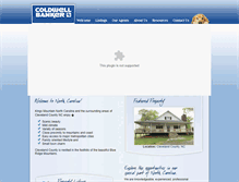 Tablet Screenshot of coldwellbankerclevelandcounty.com